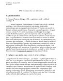 Emmanuel Kant distingue « le scepticisme » de la « méthode sceptique