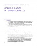 Communication interpersonnelle