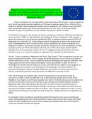 Texte personnel / réussites et les limites actuelles de l’Union Européenne