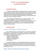 Technique de test en programmation ( test fonctionnel )