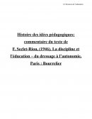 La discipline et l'éducation – du dressage à l’autonomie