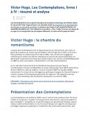 Victor Hugo, Les Contemplations, livres I à IV : résumé et analyse