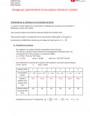 TP chimie spectrométrie