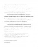 Elaboration et rédaction d'un questionnaire