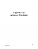 Etude du secteur de la grande distribution par une approche via la théorie évolutionniste