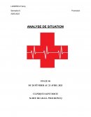 Analyse pratique sur une situation d'urgence