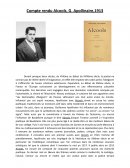 Compte rendu Alcools, G. Apollinaire, 1913