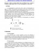 Séparation de lipides par chromatographie