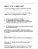 Advertising development
