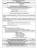 Fiche de situation professionnelle