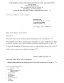 Lettre de renouvellement d'un abonnement