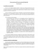 Conscience/Inconscient/Liberté