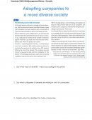 Adapting companies to a more diverse society