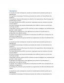 Synthèse sur le monde du travail