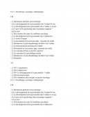 Programme du cours de psychologie, sociologie, anthropologie
