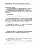 Service transit : agent de bascule sur le site de stockage Service transit : agent de bascule sur le site de stockage