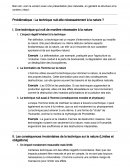 L'impact de la technique sur la nature